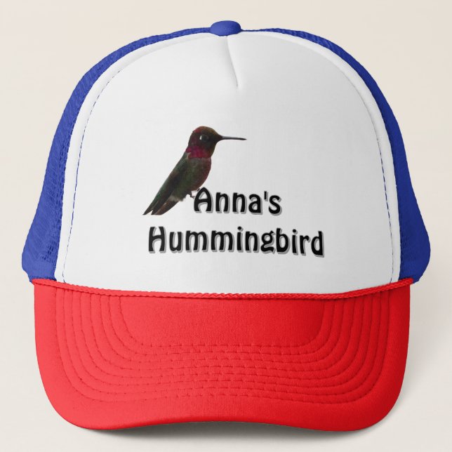 Anna's Hummingbird Trucker Hat (Front)