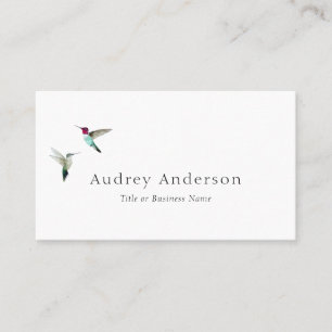 Anna's Hummingbirds Business Card
