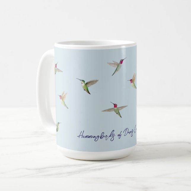 Anna's Hummingbirds of Davis Coffee Mug (Front Left)