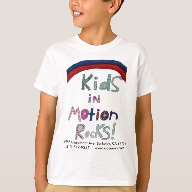 Anna's Kids In Motion T-Shirt (Front)