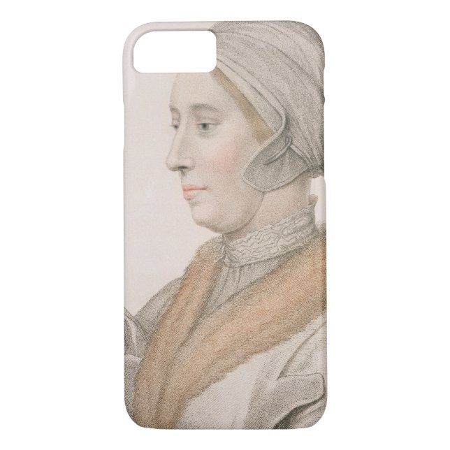 Anne Boleyn (1507-36) engraved by Francesco Bartol Case-Mate iPhone Case (Back)