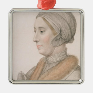 Anne Boleyn (1507-36) engraved by Francesco Bartol Metal Tree Decoration