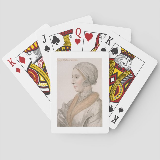 Anne Boleyn (1507-36) engraved by Francesco Bartol Playing Cards (Back)
