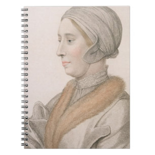Anne Boleyn (1507-36) engraved by Francesco Bartol Spiral Notebook