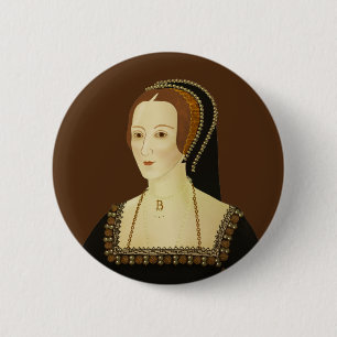 Anne Boleyn - historical illustration 6 Cm Round Badge