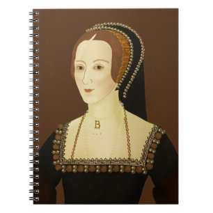 Anne Boleyn - historical illustration Notebook