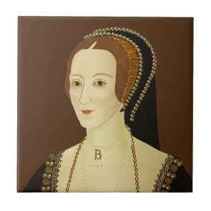 Anne Boleyn - historical illustration Tile