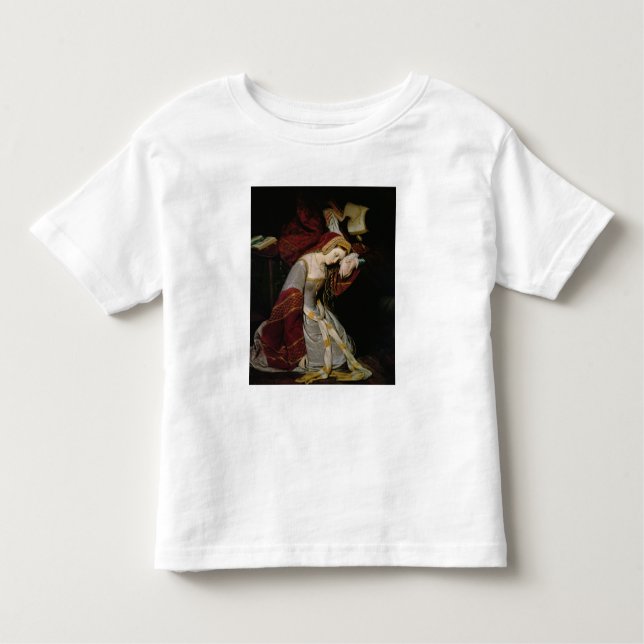 Anne Boleyn  in the Tower, detail, 1835 Toddler T-Shirt (Front)