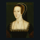 Anne Boleyn Poster<br><div class="desc">A beautiful poster featuring a portrait of Henry VIII's second wife,  Anne Boleyn.</div>