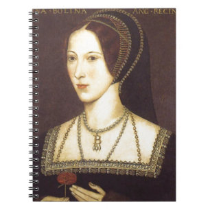 Anne Boleyn Spiral Notebook