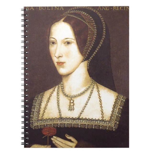 Anne Boleyn Spiral Notebook (Front)