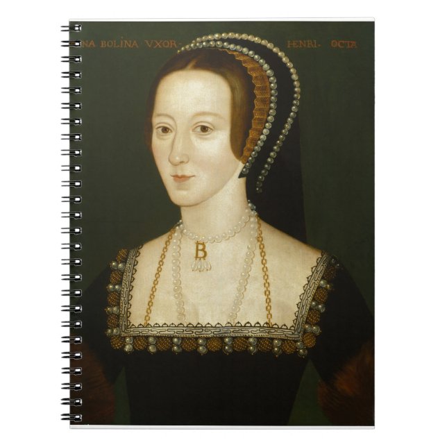 Anne Boleyn Spiral Notebook (Front)