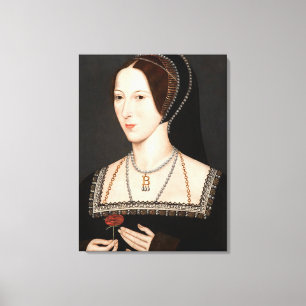 Anne Boleyn Tudor Queen Hever Castle Canvas Print