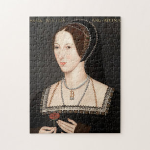 Anne Boleyn Tudor Queen Hever Castle Jigsaw Puzzle