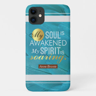 Anne Bronte Poem Quote - My Soul is Awakened Case-Mate iPhone Case