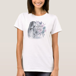 Anne Bronte Quote My Soul Is Awakened Floral T-Shirt