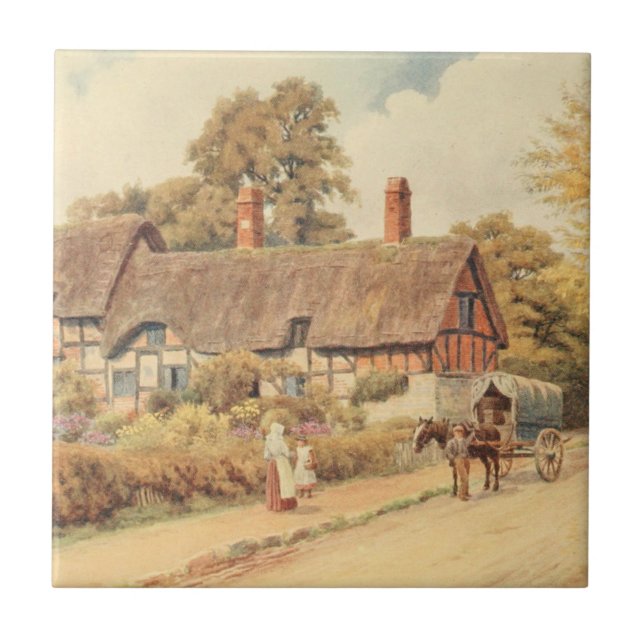Anne Hathaway's Cottage III, Stratford-upon-Avon Tile (Front)