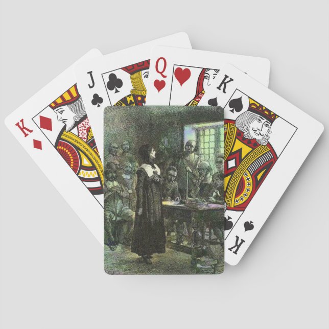 Anne Hutchinson on Trial Playing Cards (Back)