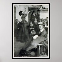 Anne Hutchinson Preaching in her House in Boston