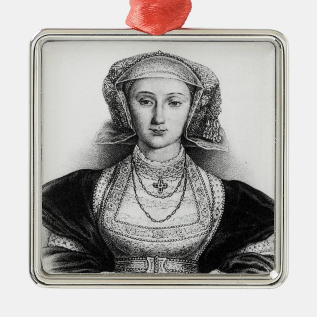 Anne of Cleves Metal Tree Decoration (Front)