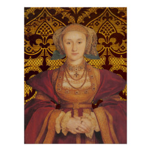 Anne of Cleves, Queen of England Portrait Poster