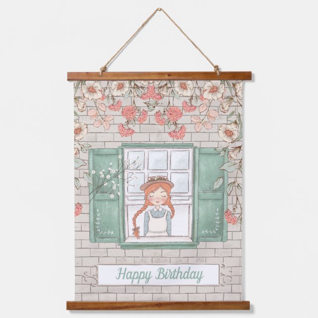 Anne of Green Gables  Birthday Hanging Tapestry (Front)
