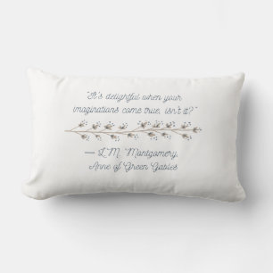 Anne of Green Gables Inspired Lumbar Cushion