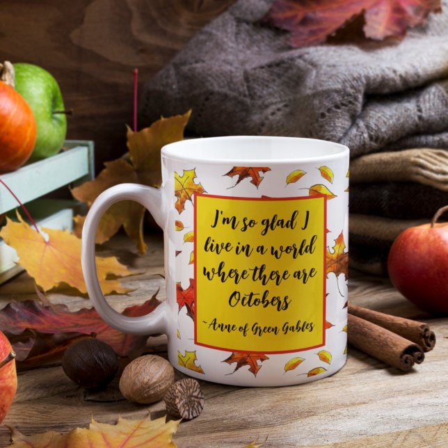 Anne of Green Gables October Personalised Fall Mug (Creator Uploaded)