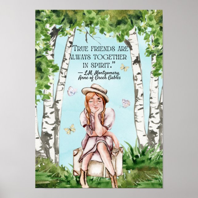 Anne of Green Gables Quote Classroom Poster (Front)