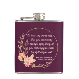 Anne Of Green Gables Quote I - Cute Style Hip Flask