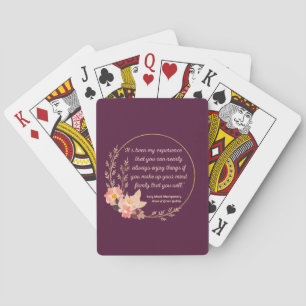 Anne Of Green Gables Quote I - Cute Style Playing Cards