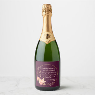 Anne Of Green Gables Quote I - Cute Style Sparkling Wine Label