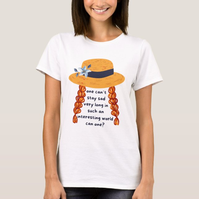 Anne Of Green Gables Shirley Book Quote T-Shirt (Front)