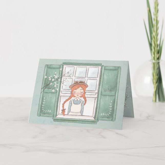 Anne of Green Gables Thinking of You Greeting Card (Front)