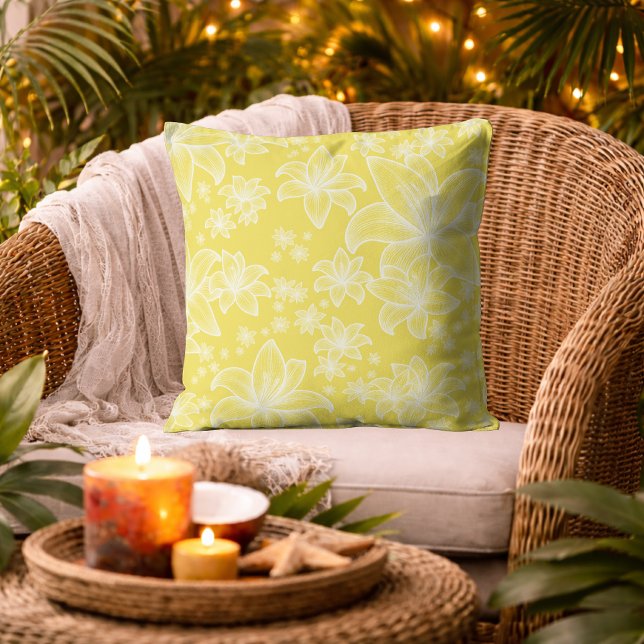 Anne 💛 Soft Yellow Floral Cushion (Creator Uploaded)