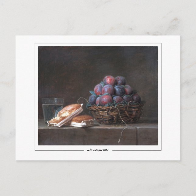 Anne Vallayer-Coster #4 - Fine Art Postcard (Front)