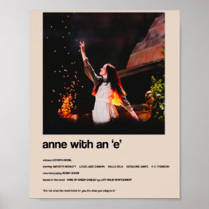 Anne with an E - Alternate Minimalist Cover  Poster