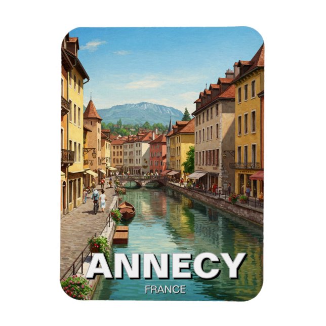 Annecy France  Magnet (Vertical)