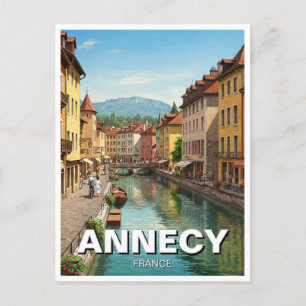 Annecy France  Postcard