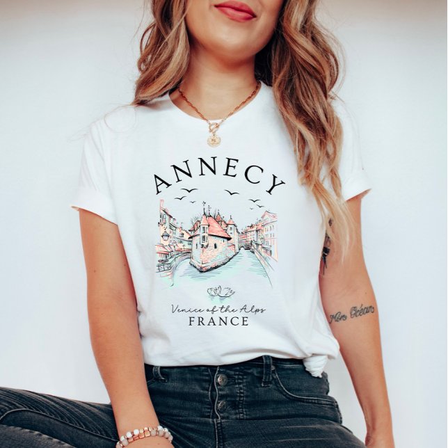 Annecy France T-Shirt – Venice of the Alps (Creator Uploaded)