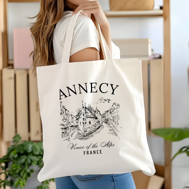 Annecy France Venice of the Alps Tote Bag (Creator Uploaded)