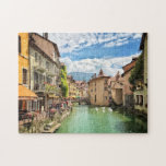 Annecy Jigsaw Puzzle<br><div class="desc">Vibrant image taken in the picturesque Old Town,  of Annecy in the French Alps.</div>