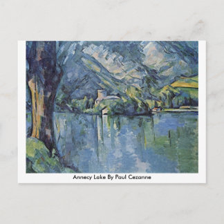 Annecy Lake By Paul Cezanne Postcard