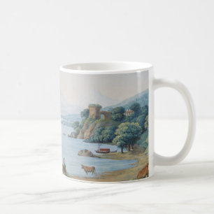 Annecy Lake with Castle by Carl Ludwig Hackert Coffee Mug