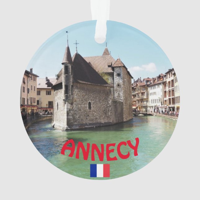Annecy Pictorial Christmas Ornament (Back)