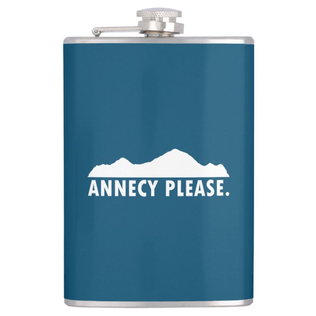 Annecy Please Hip Flask (Front)