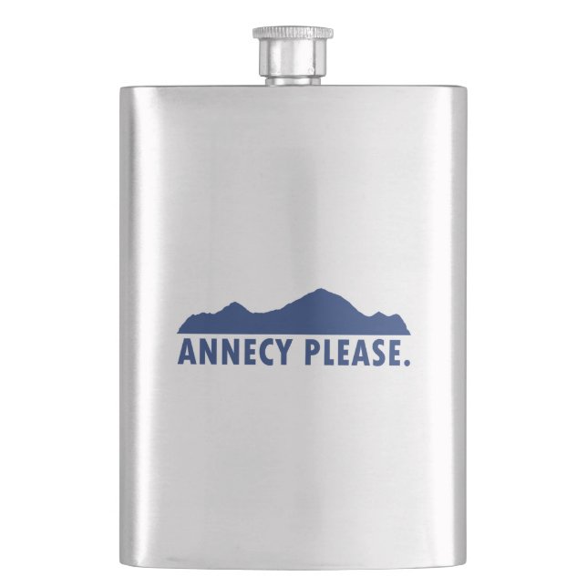 Annecy Please Hip Flask (Front)