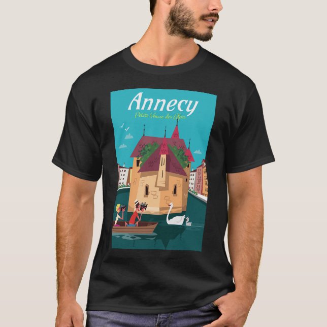 Annecy Poster T-Shirt (Front)