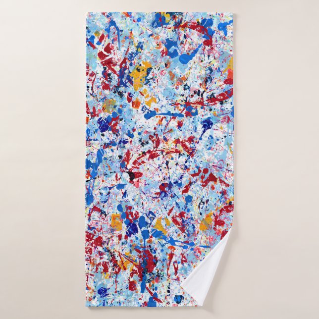 Annelisa No. 12 Abstract Bath Towel (Bath Towel)