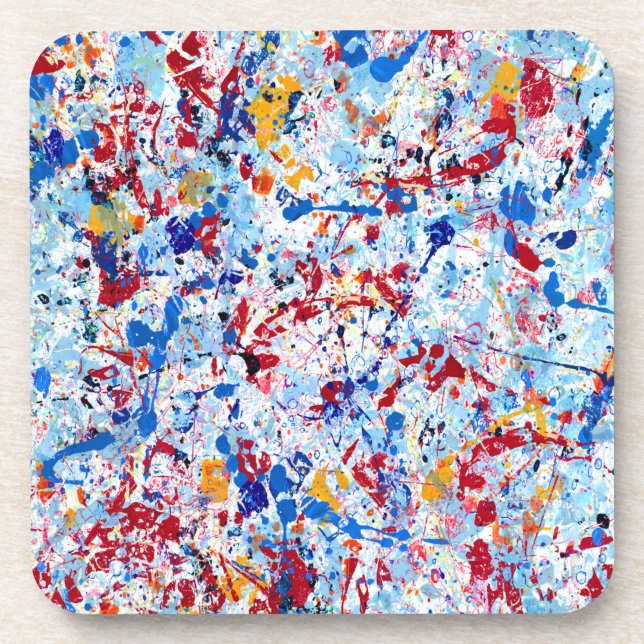 Annelisa No. 12 Abstract Beverage Coaster (Front)